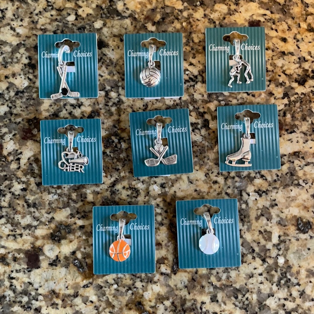 Set of 8 charms
